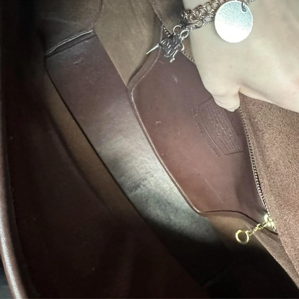 Coach Dark Brown Leather Briefcase